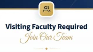 VIsiting Faculty Required Fall-2026