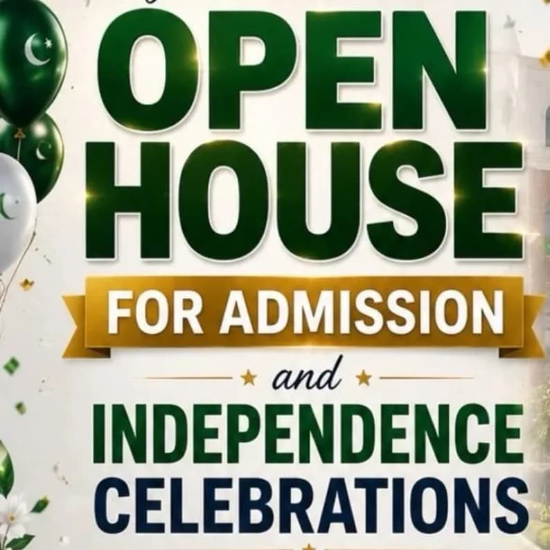 Admissions open Day