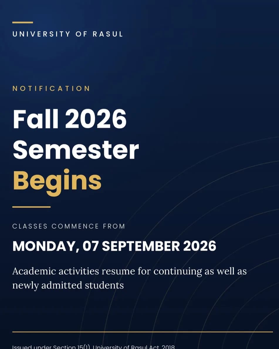 Semester Fall-2026